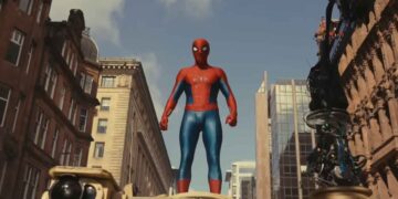 Tom-Holland-en-plena-accion-en-Spider-Man-4